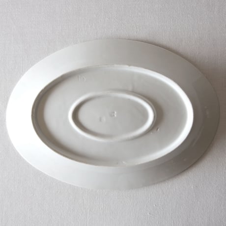 フランスの優美な古いオーバルプレート FRANCE／OVAL PLATE F157