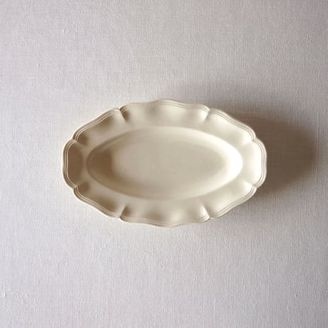 ディゴワン サルグミンヌ／とろんと美しい花リムのラヴィエ DIGOIN SARREGUEMINES／PLATE  S52