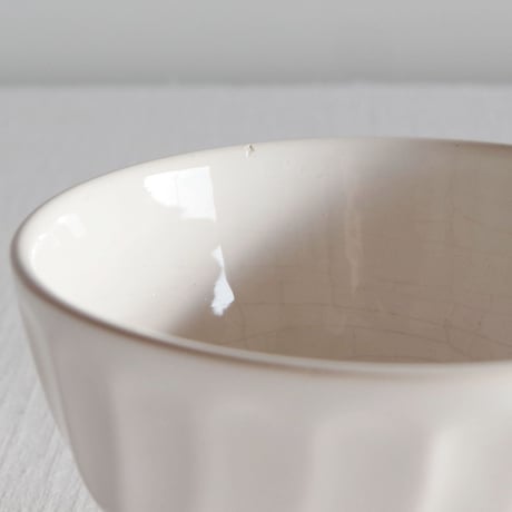 フランスの白釉のカフェオレボウル FRANCE／BOWL F288