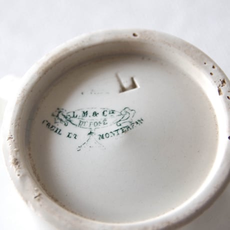 クレイユ エ モントロー／凛としたデミタスカップ CREIL ET MONTEREAU／DEMITASSE CUP C113