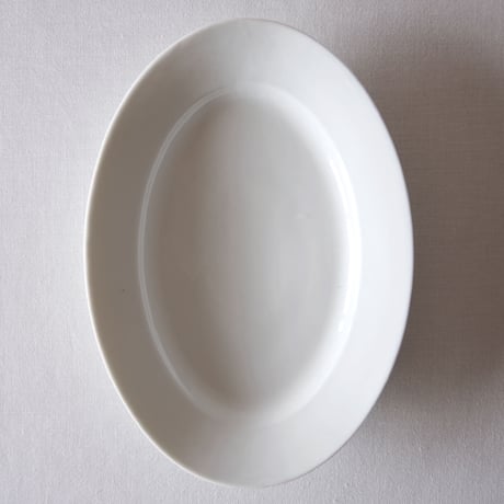 フランスの優美な古いオーバルプレート FRANCE／OVAL PLATE F157