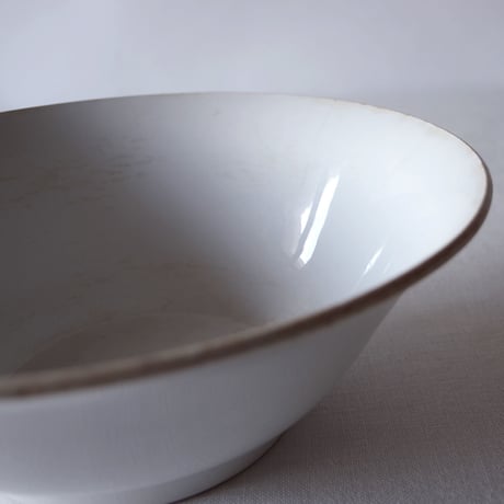 フランスの清らかな雰囲気の古い大きなボウル FRANCE／BOWL F70
