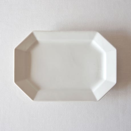 フランスのとろんと美しいオクトゴナルオーバルプレート FRANCE／OVAL PLATE F169
