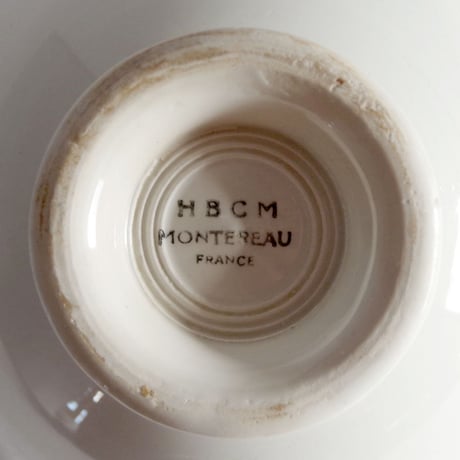 クレイユ エ モントロー／ふわんと愛らしいカフェオレボウル CREIL ET MONTEREAU／BOWL C307