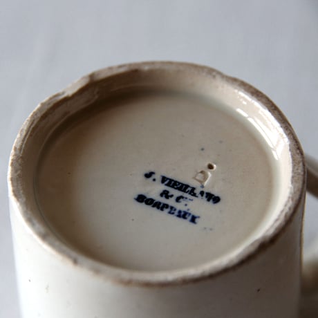 ボルドー／枯れたデミタスカップ BORDEAUX JOHNSTON & VIEILLARD／DEMITASSE CUP B11