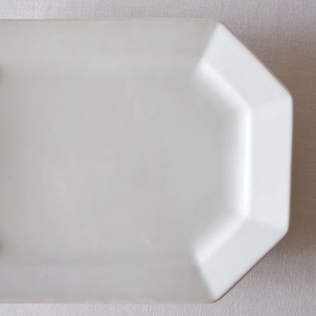 フランスのとろんと美しいオクトゴナルオーバルプレート FRANCE／OVAL PLATE F169