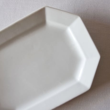 フランスのとろんと美しいオクトゴナルオーバルプレート FRANCE／OVAL PLATE F169