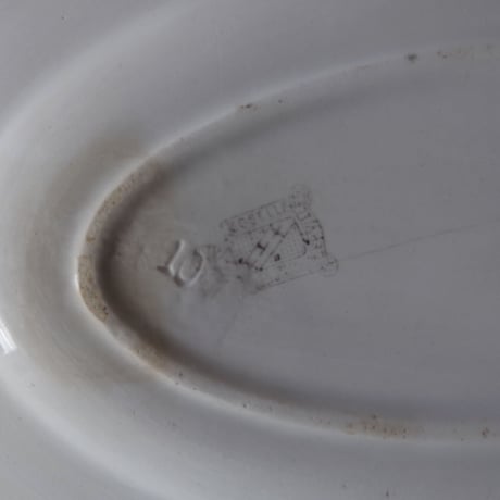 フランスの小さな古いオーバルプレートFRANCE／OVAL PLATE F5