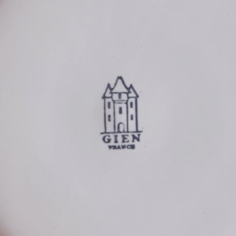 ジアン／ぽてっとやわらかい花リムプレート GIEN／PLATE G45
