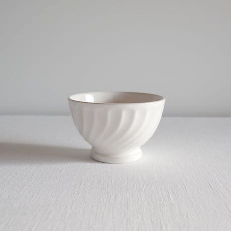 フランスの白釉のカフェオレボウル FRANCE／BOWL F288