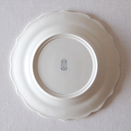 ジアン／ぽてっとやわらかい花リムプレート GIEN／PLATE G36