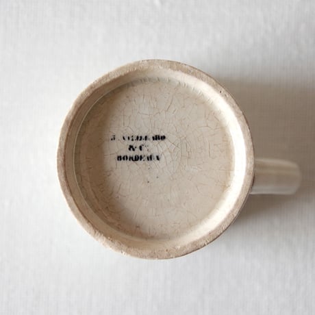 ボルドー／枯れたデミタスカップ BORDEAUX JOHNSTON & VIEILLARD／DEMITASSE CUP B103