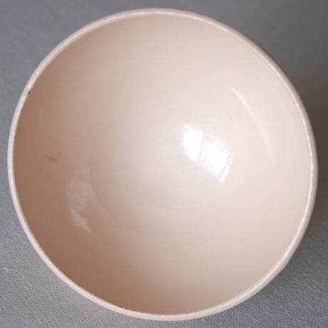 ディゴワン サルグミンヌ／古さが良いベージュピンクのカフェオレボウル DIGOIN SARREGUEMINES／BOWL  S51