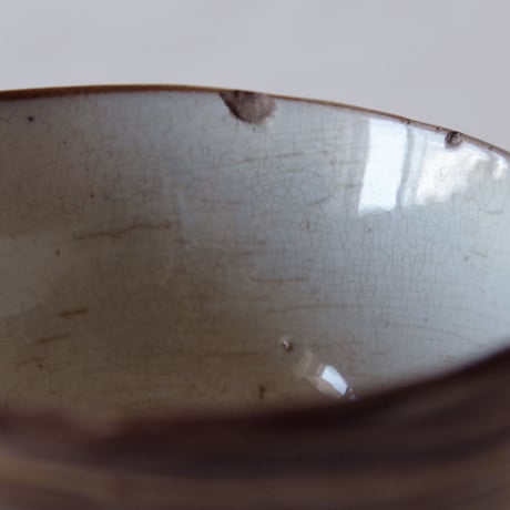 フランスの古いマーブル模様のカフェオレボウル FRANCE／BOWL F3