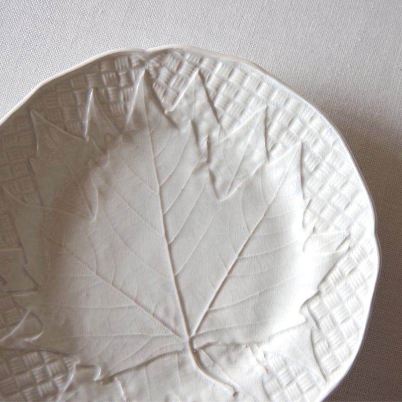 B フランスアンティークVieillard Bordeaux レリーフプレート