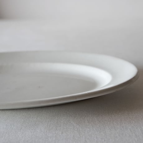 ジアン／枯れた小ぶりのオーバルプレート GIEN／PLATE G61
