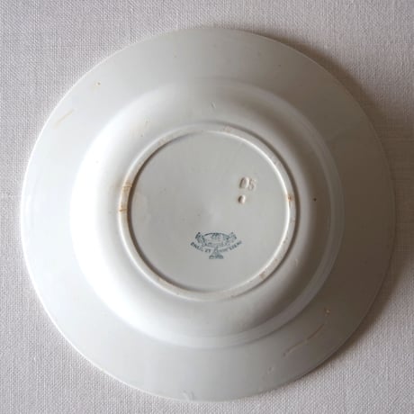 クレイユ エ モントロー／素朴に枯れた深さのあるプレート CREIL ET MONTEREAU／PLATE C286