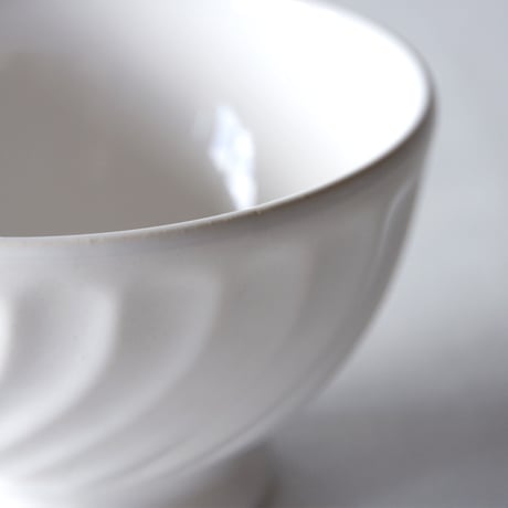 フランスの白釉のカフェオレボウル FRANCE／BOWL  F64