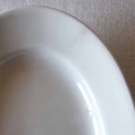 フランスの古い小さめのオーバルプレート FRANCE／OVAL PLATE F153