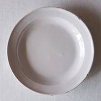 南仏の白釉のプレート SOUTHERN FRANCE／PLATE  SF3