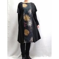 Wワンピース　菊花柄　　　　　　　　　　　　　　　【No．3703-5437】