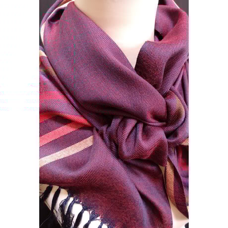 シルクストール　ストライプ赤　　　　　　　　　　　【No．3504-4998】