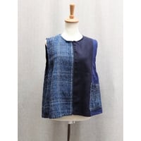 ファスナーベスト　ブルー　　　　　　　　　　　　　【No．3704-5473】