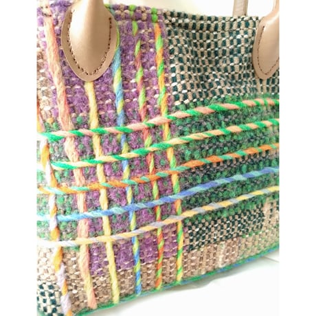 ウールバック刺繡　ベージュ　　　　　　　　　　　　【No．3611-5330】