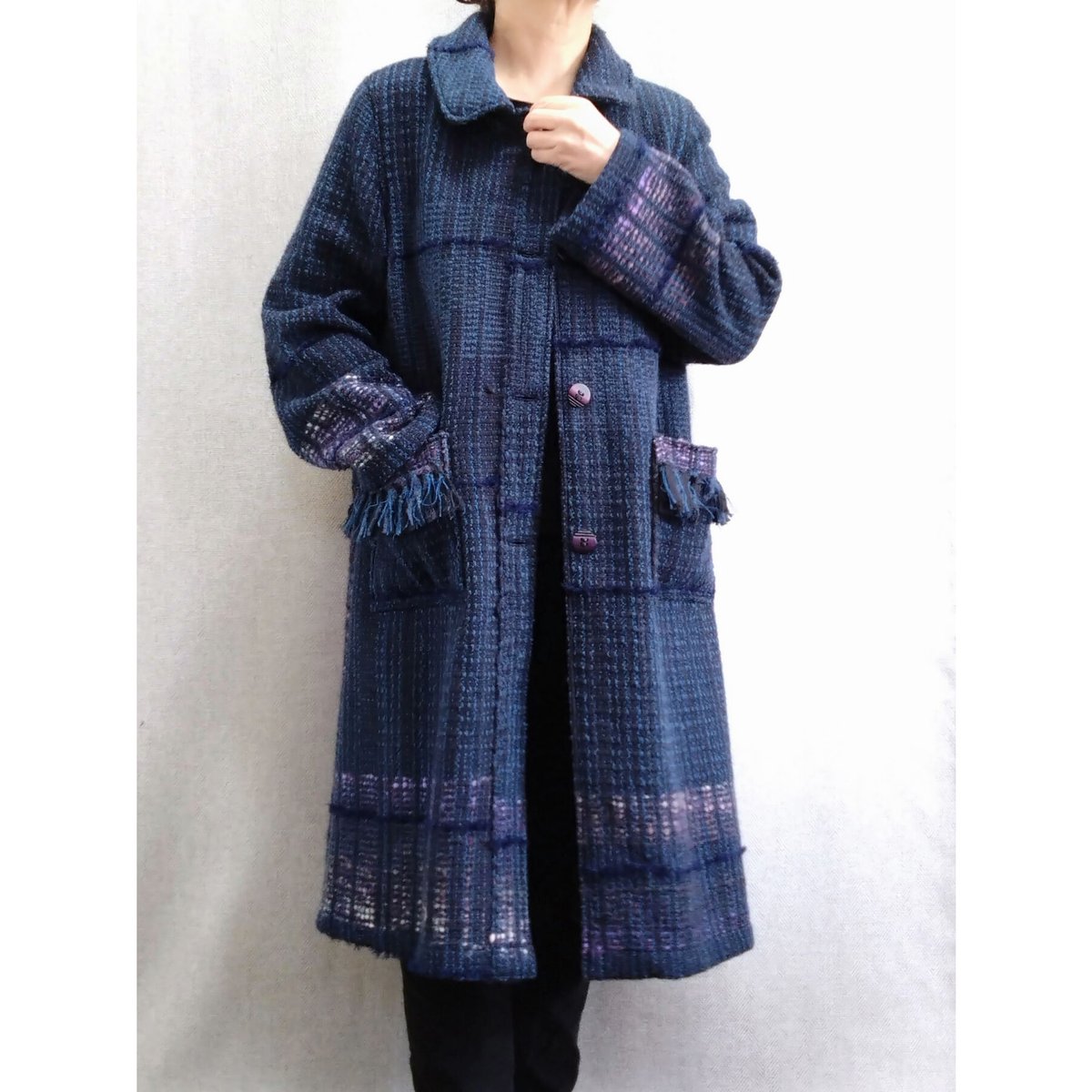 Aラインウールコート 藍色紺 【No．3510-5086】 | SPRI...
