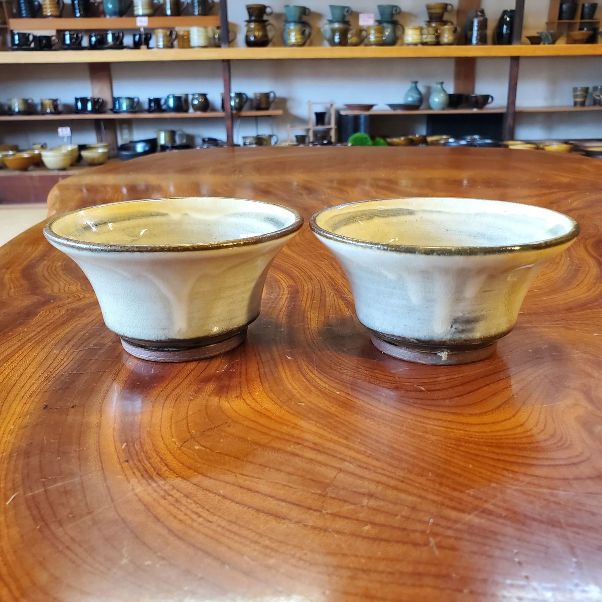 小鉢(孟宗竹灰釉) 2個セット | 小代焼 岱平窯 ONLINE SHOP