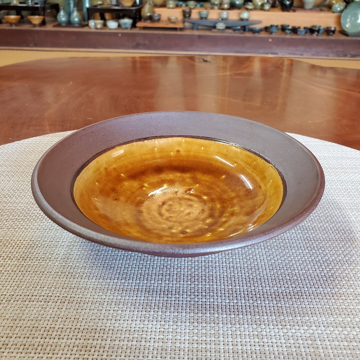 飴釉 リム焼〆鉢 | 小代焼 岱平窯 ONLINE SHOP