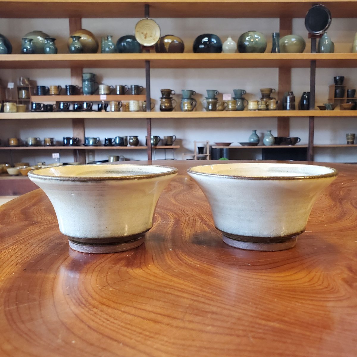 小鉢(孟宗竹灰釉) 2個セット | 小代焼 岱平窯 ONLINE SHOP