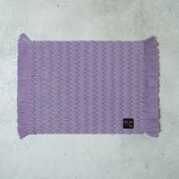 Fringe Luncheon mat / Lavender
