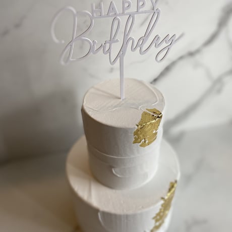 Cake topper "Birthday②"