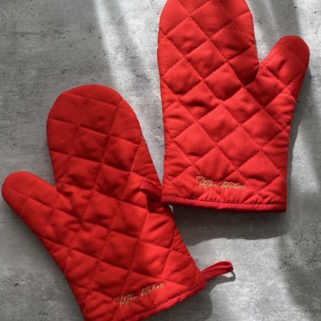 Kitchen mittens / Red
