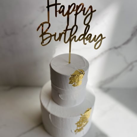 Cake topper "BirthDay①"