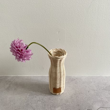 Rattan Flower vase / Type"A" / Beige