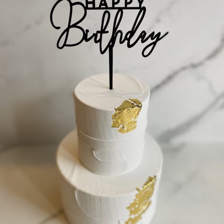 Cake topper "Birthday②"