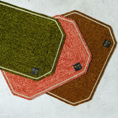 Velvet Luncheon mat / Olive
