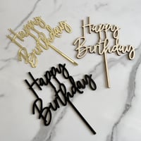 Cake topper "BirthDay①"