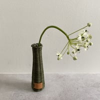 Rattan Flower vase / Type"B" / Olive