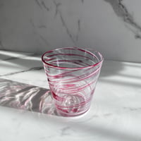 Marble glass / Red