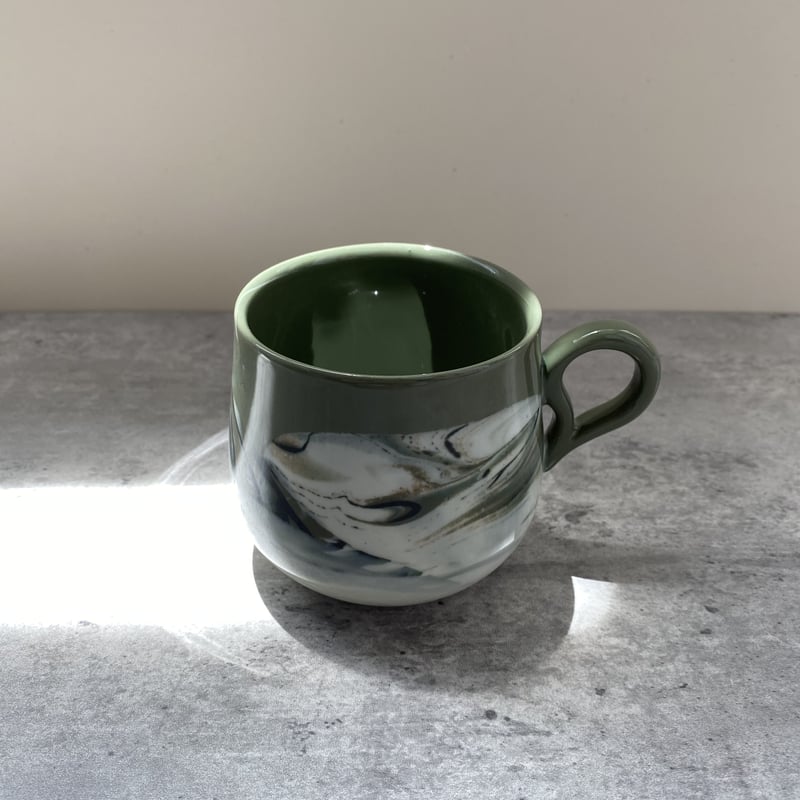 希少作★鯉江良二★織部マグカップ★KIRIN　MUG　COLLECTION 希少作☆鯉江良二☆織部マグカップ☆KIRIN MUG COLLECTION