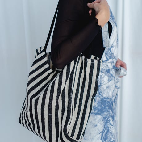 Stripe Shopping Bag