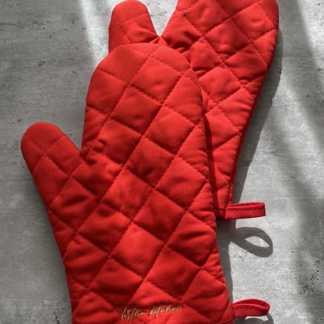 Kitchen mittens / Red