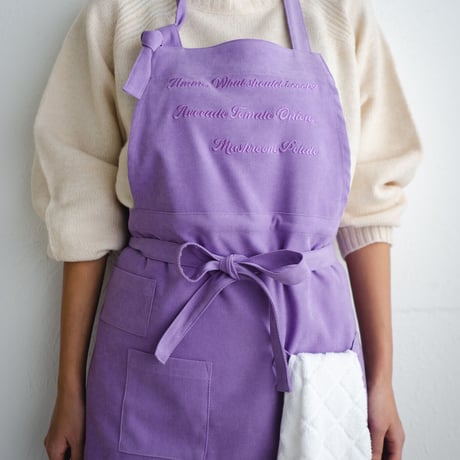 Veggies apron / Lavender