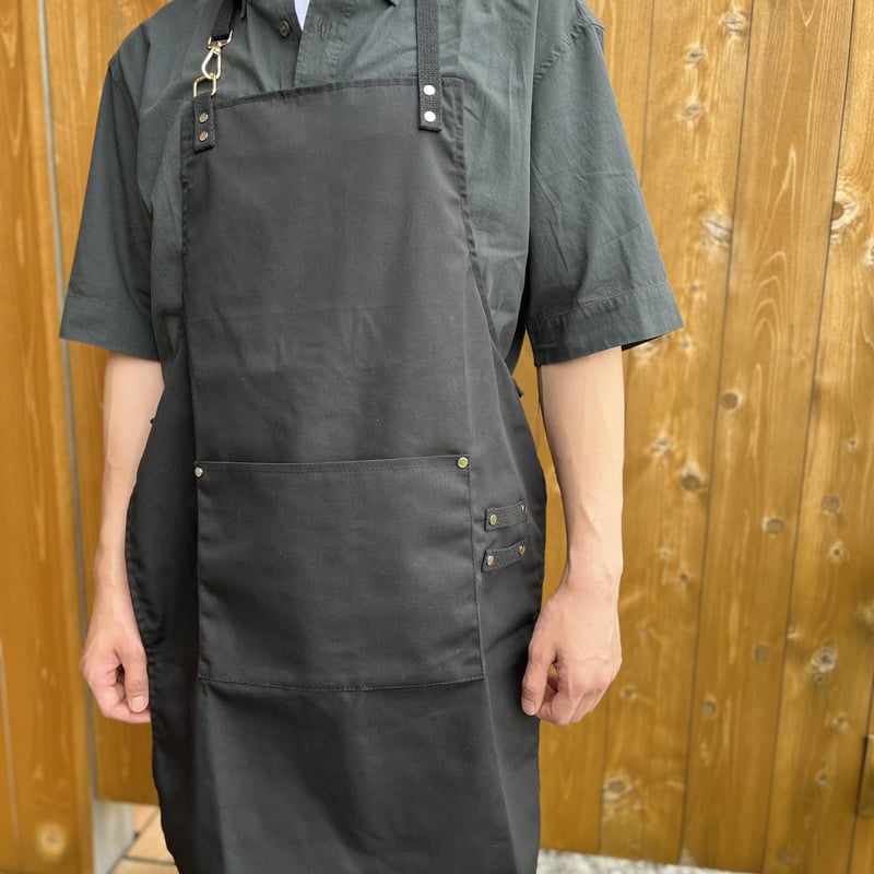Canvas Apron / Black | tirtha-kitchen