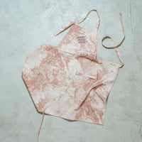 enak!marble apron / Brown
