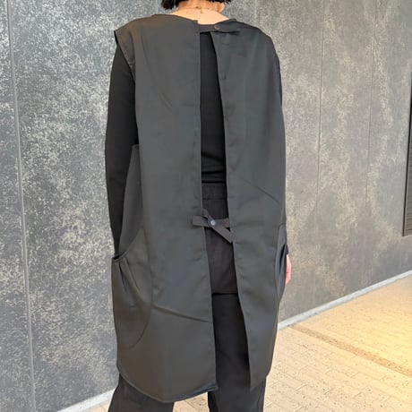 Work Cotton Apron / Black & Khaki