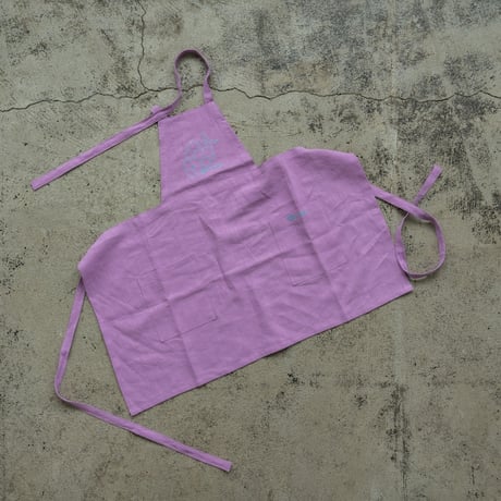 【Kid's】 Fruity Linen Apron / Lavender × Grape